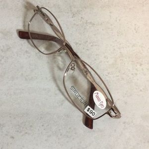 NWT Structure light brown metal eyeglasses new old stock